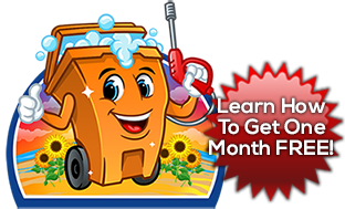 One Month of Trash Bin Cleaning Services FREE!